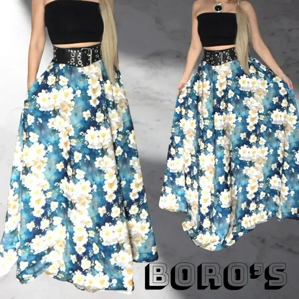 Dlouhá letní sukně BOROS SK-L-FLWB1